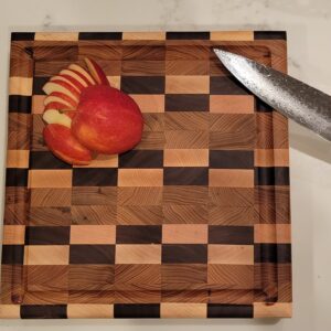 **SOLD**  End Grain Cutting Board 12" x 12" x 2"