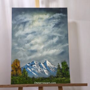 original oil painting on canvas “Big sky”