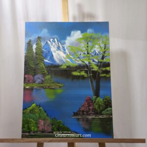 original oil painting on canvas “Summer day”